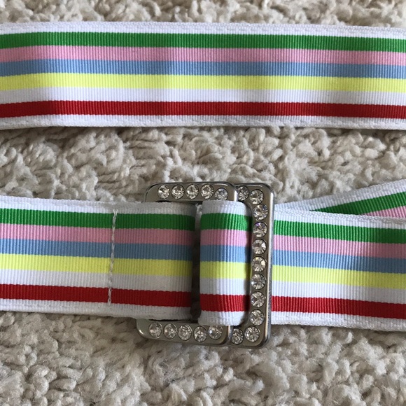 Rainbow stripped belt from Express - Picture 2 of 4
